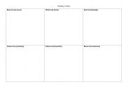English Worksheet: 6 thinking hats table