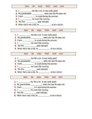 English Worksheet: prepositions of time 