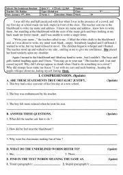 English Worksheet: A global test for 2nd bac students