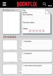 English Worksheet: Bookflix