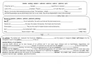 English Worksheet: revision tasks for module 3 : 9th form tunisia