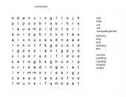 Wordsearch basic vocabulary