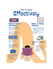 English Worksheet: How to be an effective student 