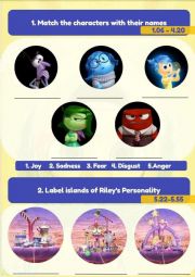 English Worksheet: Inside out 