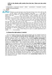 English Worksheet: 1st year languag etasks