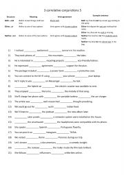 3 correlative conjunctions 5