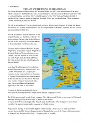 English Worksheet: Great Britain