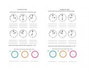 English Worksheet: Tellin Time