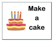 English Worksheet: Going to flash cards