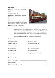 English Worksheet: Reading comprehension