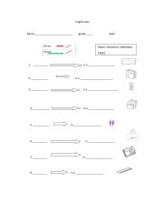 English Worksheet: Demostrative pronouns