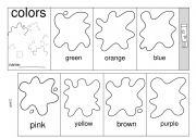 English Worksheet: Leporello colors