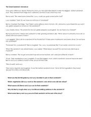 English Worksheet: Reading comprehension