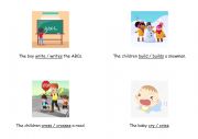 English Worksheet: Simple Present Affirmative