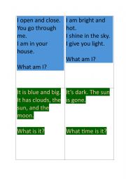English Worksheet: Lantern Festival -Solve the riddles