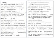 English Worksheet: lets meet each other