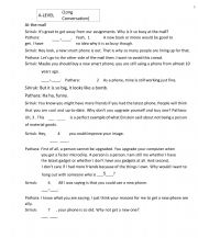English Worksheet: A-Level Long Conversation Test