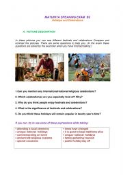 English Worksheet: Picture desription