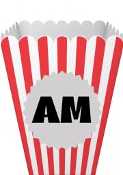 English Worksheet: To be popcorn am/is/are