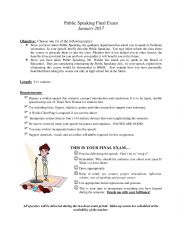 English Worksheet: Final Review Test