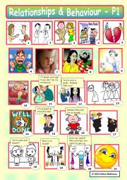 English Worksheet: Relationships Worksheet