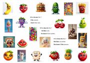 English Worksheet: What do you like ?