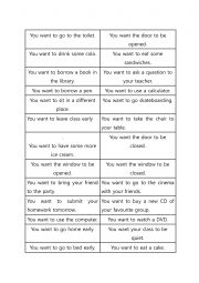 English Worksheet: asking permission