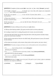 English Worksheet: Linking words