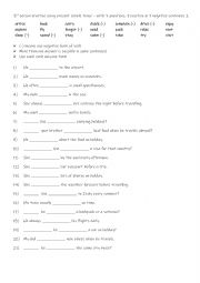 English Worksheet: 3rd person practise using present simple tense  with positive & negative sentences + questions 2