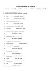 English Worksheet: Indefinite pronouns for people 4