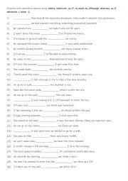 English Worksheet: A2+-B1 10 Adverbial clauses 6