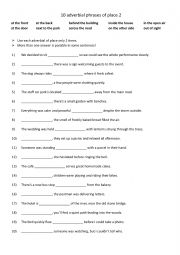 A1+- A2+ 10 adverbial phrases of place 2