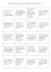 English Worksheet: B1+-C1 Circumstance idioms and expressions 2