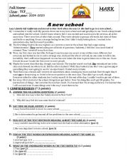 English Worksheet: TCF FINAL TEST FOR PRIVATE SCHOOL STUDENTS