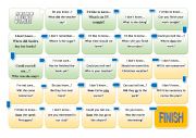 Embedded questions boardgame