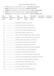 English Worksheet: Uses of participle clauses 6