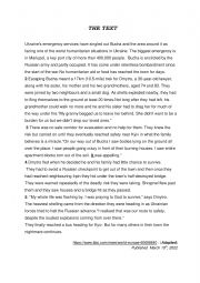 English Worksheet: End of Term Test 3 4th form reading comprehension