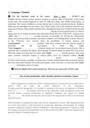 English Worksheet: End of Term Test 3 4th form language