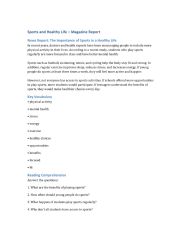 English Worksheet: Healthy Life- Conditionals