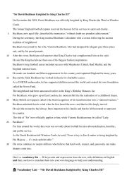 English Worksheet: Sir David Beckham Knighted by King Charles III