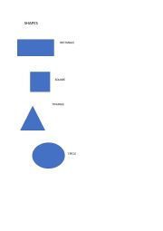 English Worksheet: SHAPES