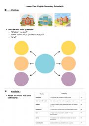 English Secondary Schools (8th form)