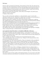 English Worksheet: essays for bac students