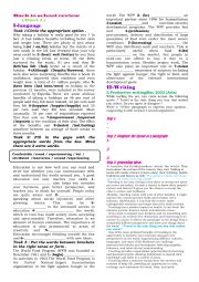 English Worksheet: 3rd form :Back to school review