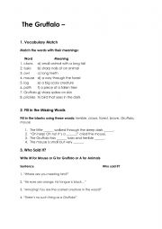Gruffalo - activities
