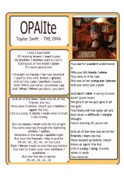 Opalite - Taylor Swift