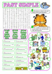 English Worksheet: simple past