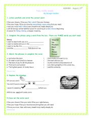 English Worksheet: savage garden