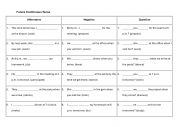 English Worksheet: Future Tenses
