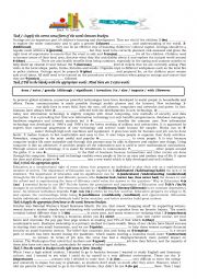 English Worksheet: Bac review